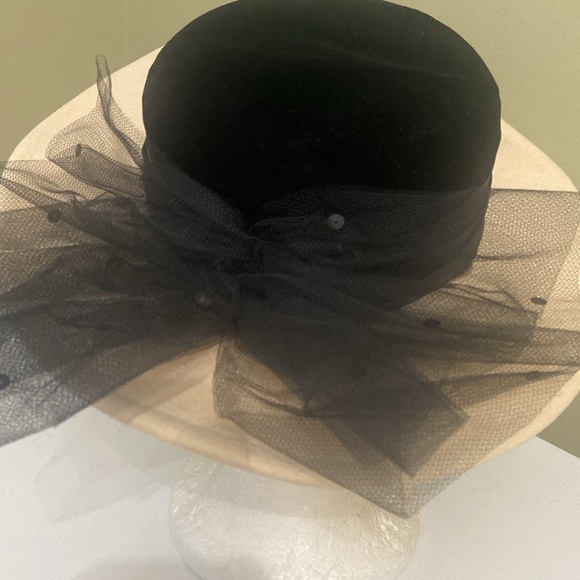 Cute Ivory Wool Church Dress Hat by Plaza Suite main image 9